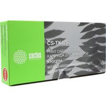 Картридж Cactus CS-TK475 черный для Kyocera FS-6025, B, 6030