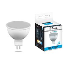 Feron Лампа светодиодная Feron MR16 G5.3 5W 6400K Грибок матовая LB-24 25125 ID - 235106
