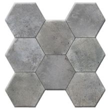 Керамогранит Kerlife Hexagonal Pav. Cement gris напольная 37,2х38,8