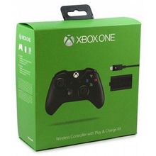 Controller Wireless with Play & Charge Kit Black (Xbox One)