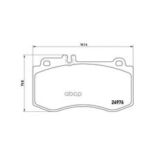 Колодки Тормозные Дисковые | Перед | Brembo арт. P50087