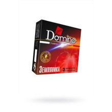 Презервативы Domino Classics земляника 3 шт
