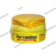 Полироль кузова Doctor Wax 8203 227g пастообразная очищающая с воском Карнауба для новых покрытий