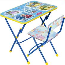 Комплекты детской складной мебели Ника КУ1 Волшебный мир (стол+стул мягк) КУ1 16