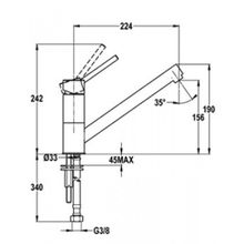 Смеситель Teka Auk 913