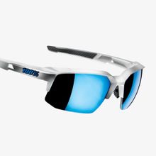 Очки спортивные 100% Speedcoupe Matte White   HiPER Blue Multilayer Mirror (61031-000-75)