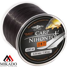 Леска мононить Mikado NIHONTO CARP 0,40 (600 м) - 13.80 кг.