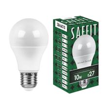 Saffit Лампа светодиодная Saffit E27 10W 2700K Шар Матовая SBA6010 55004 ID - 235130