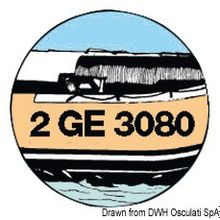 Osculati Self-adhesif plastic Z black 20cm, 54.533.10Z