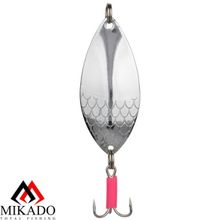 Блесна колеблющаяся Mikado FOCUS № 3   21 г.   7 см. - серебро