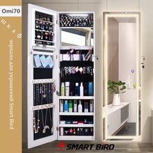 Настенный шкаф для украшений и косметики с подсветкой  Smart Bird  OMI-70