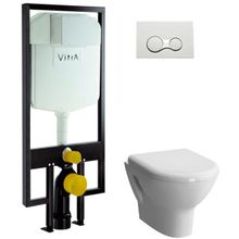 Vitra Унитаз подвесной с инсталляцией Zentrum 9012B003-7205 без микролифта