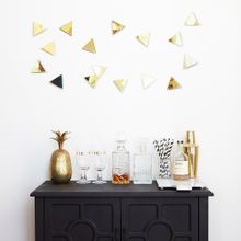 Umbra Confetti Triangles латунь