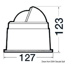 Osculati RIVIERA BZ3 AV compass 3, 25.017.00