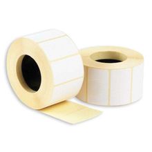 Термотрансферные этикетки, полуглянцевые 58 x 30 (1 ряд, 900 шт, втулка 40)