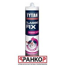 Клей монтажный "Tytan professional" Classic Fix каучуковый, прозрачный 310 мл. (12 шт уп.)   96160