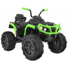 Детский квадроцикл Grizzly ATV 4WD Green Black 12V с пультом управления - BDM0906-4