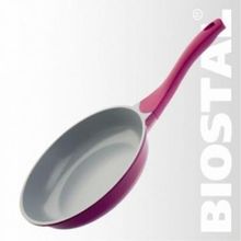 Сковорода Biostal 20см - лиловый серый Bio-FP-20