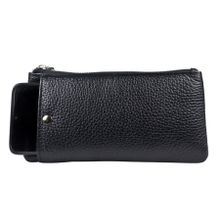 Carlo Gattini Кожаный кошелек   клатч Rumo black (арт. 7415-01)