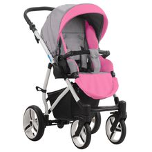 Aro Team Прогулочная Medio серо-розовая