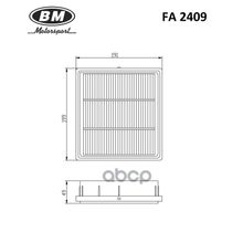 Фильтр Воздушный BM-Motorsport арт. FA2409