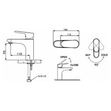 Смеситель для раковины Bravat Pure F1105161C