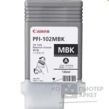 Canon PFI-102MBk 0894B001 Картридж для  iPF500 600 700, Матовый Черный, 130 мл.