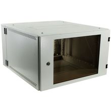 NT WALLBOX PRO 6-66 G Шкаф 19&#34; настенный, двухсекционный, серый, 6U 600*660, дверь стекло-металл