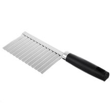 Нож-слайсер для фигурной нарезки, пластик, нерж.сталь, 19х6см