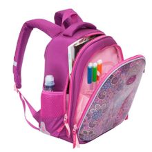 Рюкзак GRIZZLY RA-879-7 2 Узоры (лиловый)