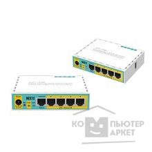 Mikrotik RB750UPr2 hEX PoE lite 5-портовый 100-Мбитный маршрутизатор с поддержкой PoE на 4-х портах 5x Ethernet, раздача PoE, 650 МГц ЦП, 64 МБ