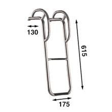 Batsystem Трап для бушприт-площадок Batsystem BU60P 615 x 175 мм 2 ступеньки