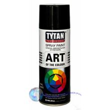 Спрей-краска Tytan RAL9004, черная матовая