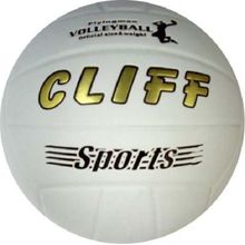 Мяч волейбольный Cliff Sports р 5 синт.кожа, клееный Белый