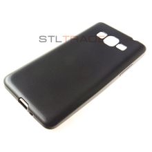 G530 Samsung Силиконовый чехол TPU Case Металлик черный