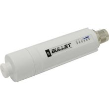 Точка доступа  UBIQUITI   BulletM2-HP   Bullet M Outdoor PoE Access Point (1UTP 10 100Mbps,802.11b g n, 100Mbps)