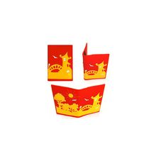 Sunrise city обложка для водительских прав алая