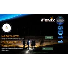 Fenix Fenix SD11 — подводный фонарь для дайвинга и фото-видеосъёмки.