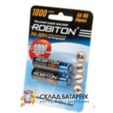 Аккумулятор Robiton 1800MHAA-2 BL2