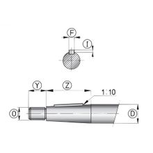 Vetus Гребной вал из нержавеющей стали Vetus SA25 2500 2500 мм