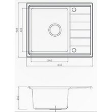 Мойка Seaman Eco Roma SMR-6150A.B два отверстия, с вентиль-автоматом