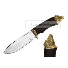 Нож Бобр-2 (сталь 95Х18), венге, голова кабана