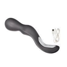 California Exotic Novelties Серый вибромассажер Lover s Wand - 22,75 см. (серый)