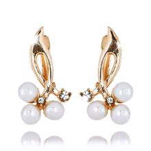 Серьги с жемчугом (позолота), Magia di Natura (арт. 57784-3026)