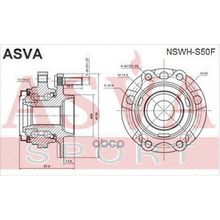 Ступица Колеса | Перед Прав Лев | ASVA арт. NSWHS50F