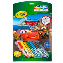 Crayola по номерам Тачки