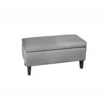 Мебельстория Пуф Эвора-3 серый велюр ID - 310862