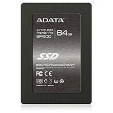 Tвердотельный накопитель A-DATA SSD 64GB SP600 ASP600S3-64GM-C {SATA3.0, 7mm, 3.5" bracket}
