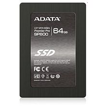Tвердотельный накопитель A-DATA SSD 64GB SP600 ASP600S3-64GM-C {SATA3.0, 7mm, 3.5" bracket}