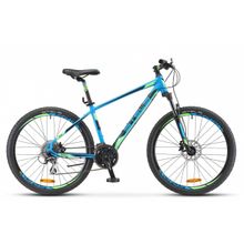 26" STELS Navigator-650D 2018 (24ск, алюм, аморт.вилка, диск.гидр, M360 M310 M360 HG41)(V010, рама 16", синий)